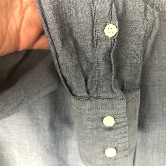 J.CREW Chambray Tunic Top - Picture 8 of 9